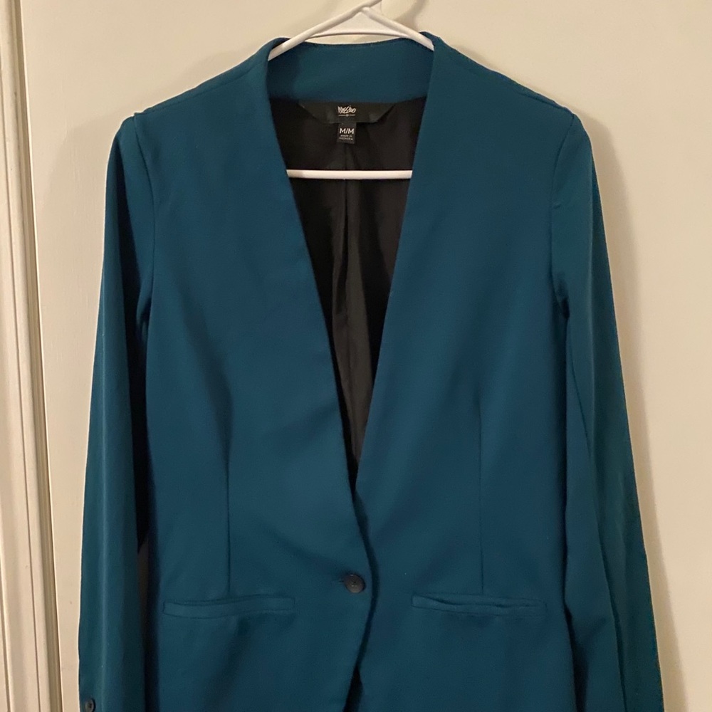 Aqua green blazer - Size Medium